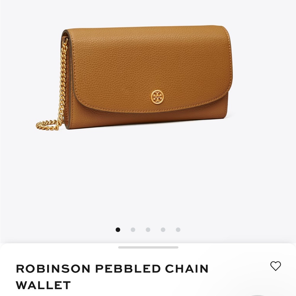 Tory Burch Pebbled Chain Crossbody - Picture 3 of 3